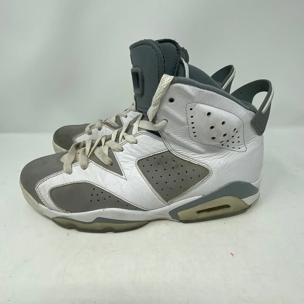 Jordan 6 Retro Cool Grey White Medium Grey CT8529-100 Mens Size 10